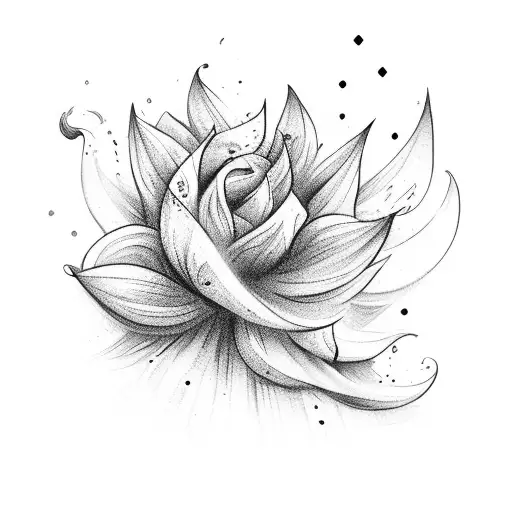 Dark Magic Black Flower Wizard