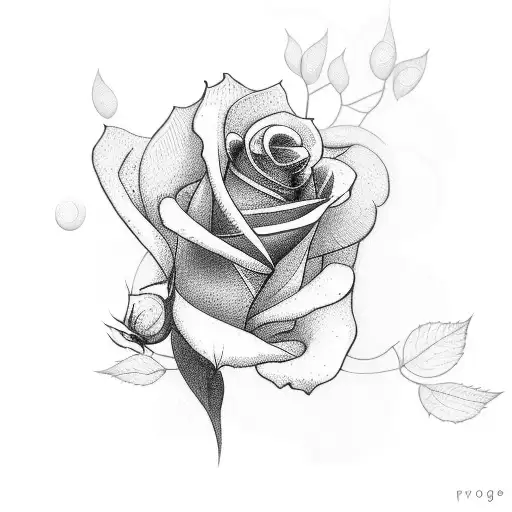 Prayer Line With Roses