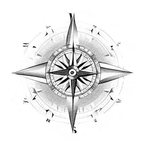 Compass Clock Nature Space Earth Planets