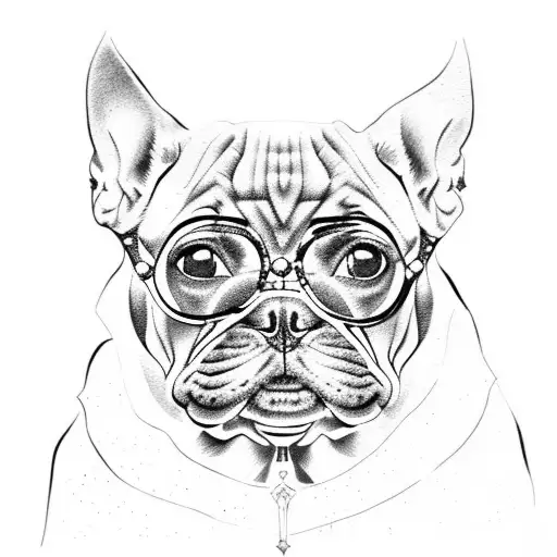 Harry Potter Scar As French Bulldog