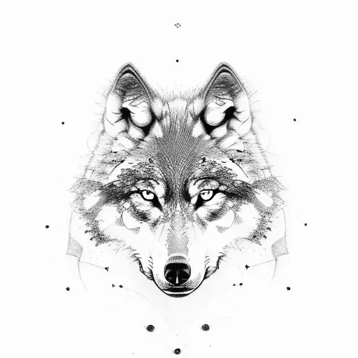 Wolf In Firest Howling