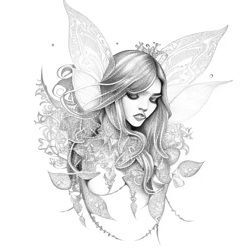 Fairy Vine With Fairy Wings