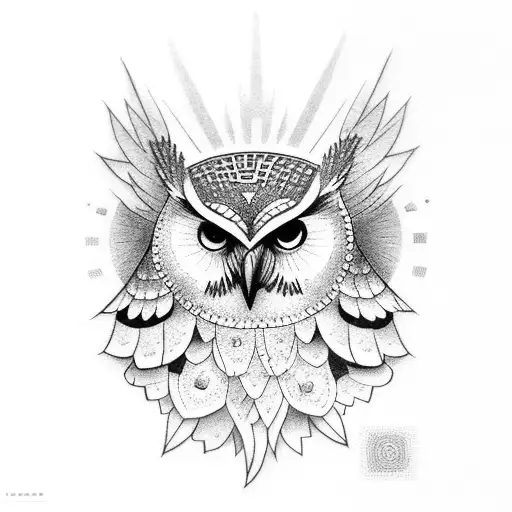 Goodness Athena With Her Owl