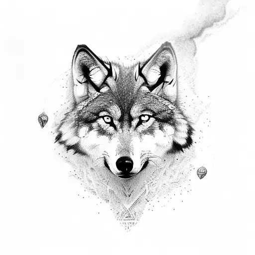 Holwing Wolf On A Cliff