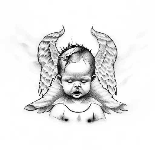 Baby Devil And Baby Angel