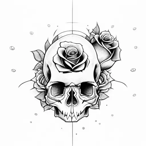 Skull And Roses