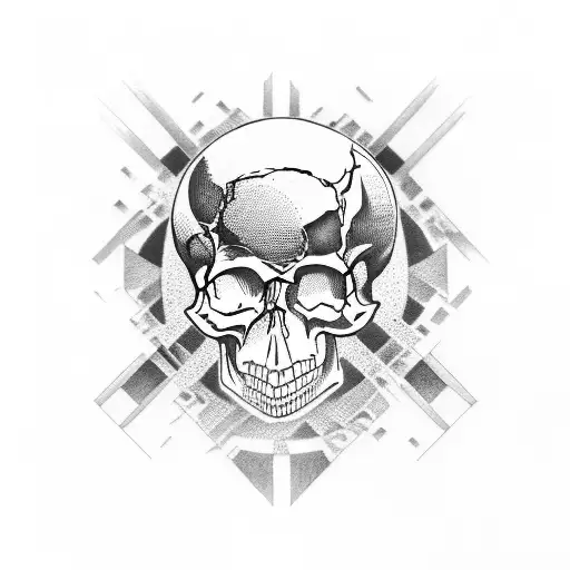 Microwave With Skull Inside It