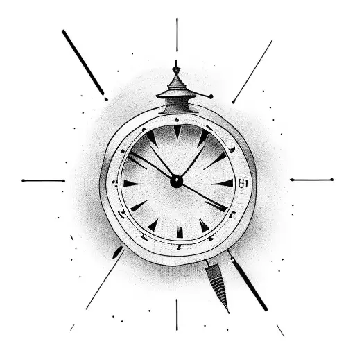 Clock With Red Writing Saying Never Wasted Time