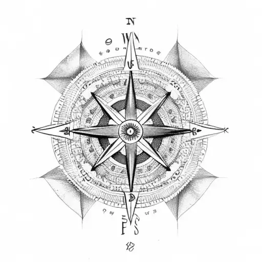Monkey Compass Rose