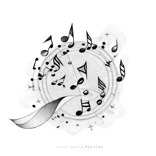 Stars With Music Notes
