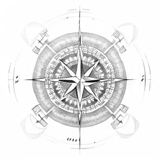 Gorilla Circle Compass Rose