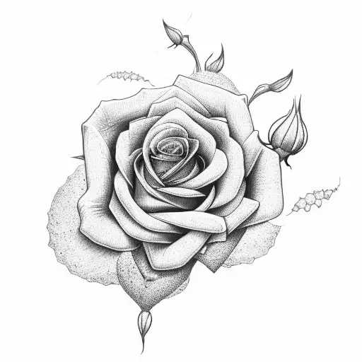 Rose And Babysbreath