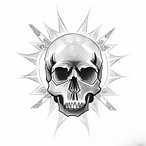 Skull With Star