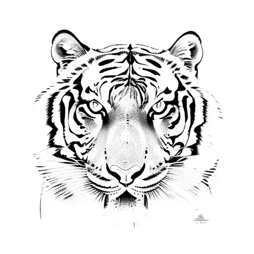 Bengal Tiger Mughal Design