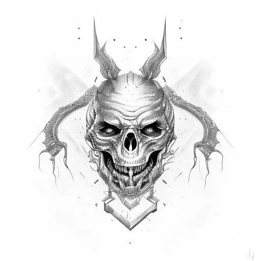 The Word Terror In All Caps Surrounded By Badass Design