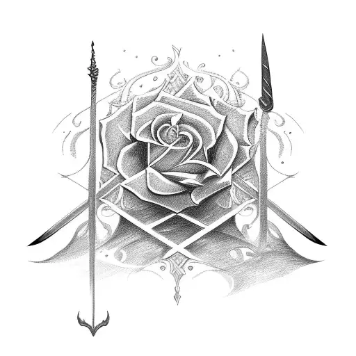 Sword With Rosses