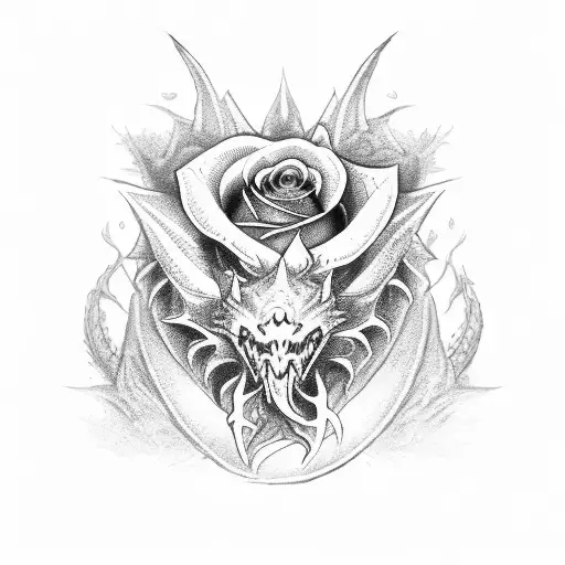Rose Dagger Dragon