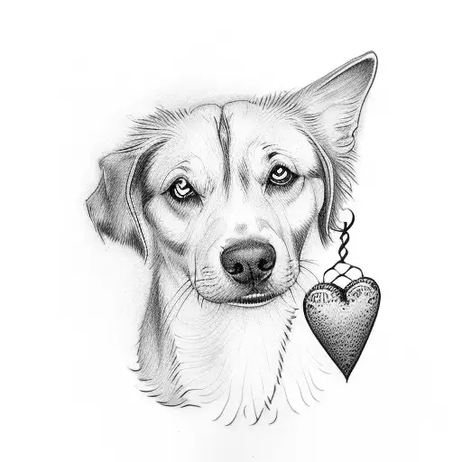 Initial Dogs And Hearts