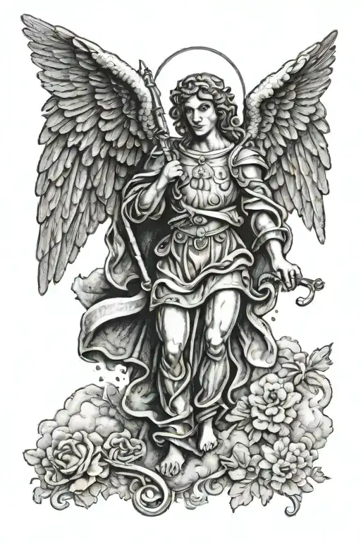 Catholic Tattoo Michael The Archangel