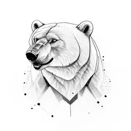 Roaring Polar Bear