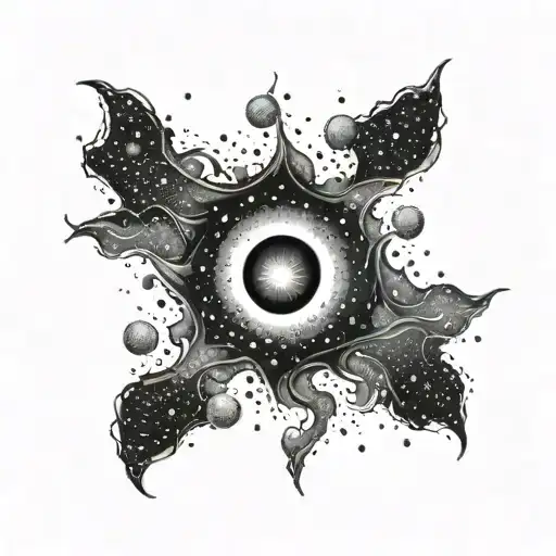 Black Hole In The Middle Of A Galaxy