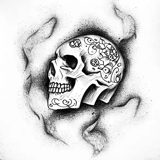 Skull And Fire