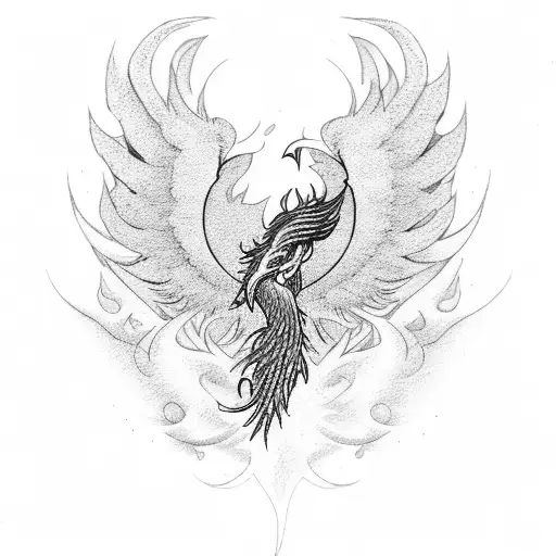 Phoenix Rising From Ashes