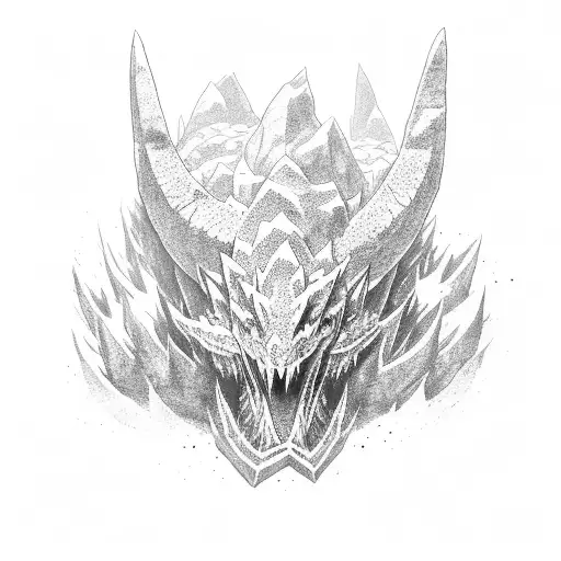 Monster Hunter Gore Magala Reaching Out Its Claws With A Purple Dark Black Energy