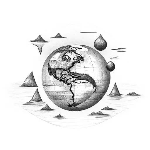 World Globe And N & L Letters