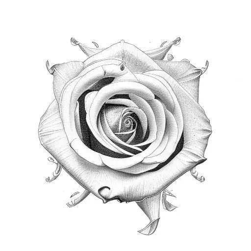 Narcissus And Rose With Mom Hidden In It