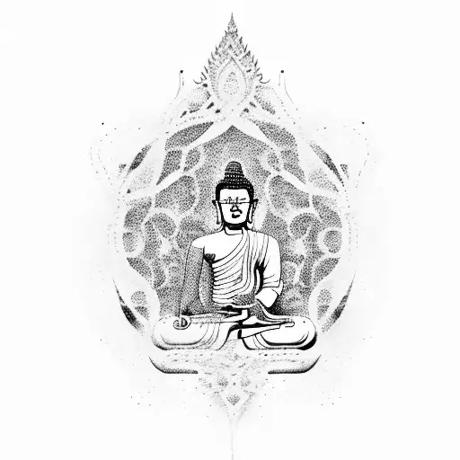 Buddha Riping His Own Fleash While Crying