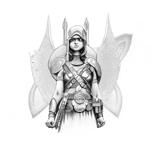 Athena Warrior All Posture