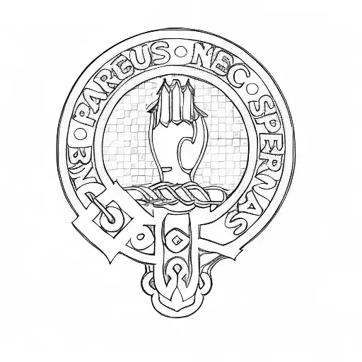 Add Celtic Dragons And Snakes Around The Crest