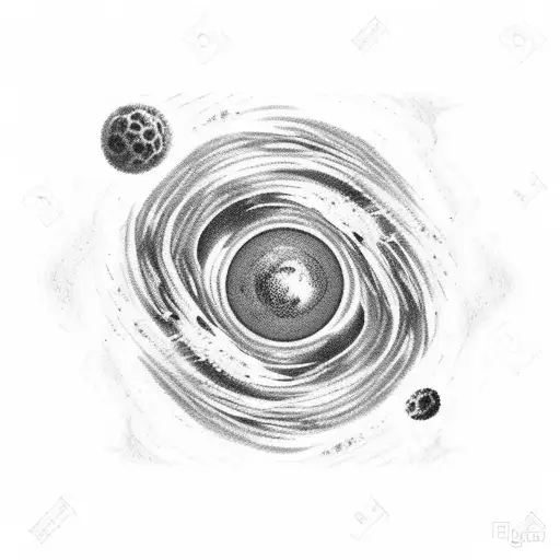 Black Hole In Middle Of Galaxy