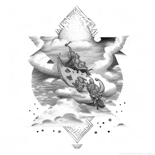 Bible Script With Clouds Background