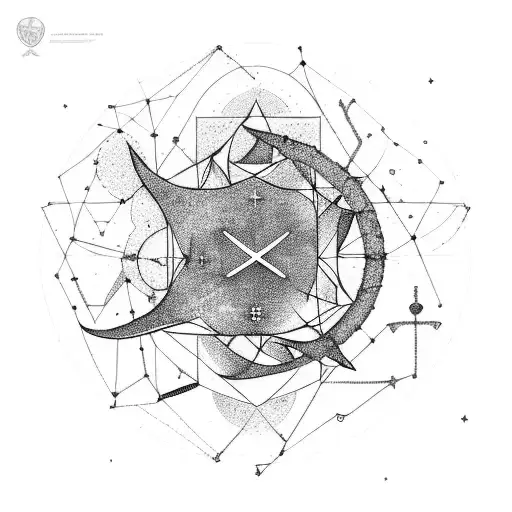 A Constellation Of The Client's Zodiac Sign Formed By Lines Of Code