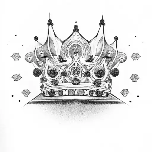 A Crown Made Of Psychedelic Patterns