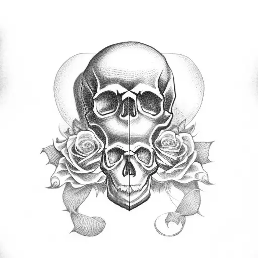 Skull And Roses