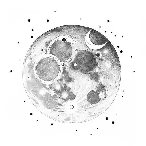 Moon And Sum As Eclips