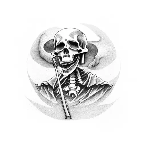 Grim Reaper With M16