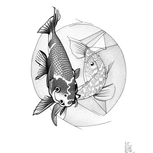 Geometry Koi Fish