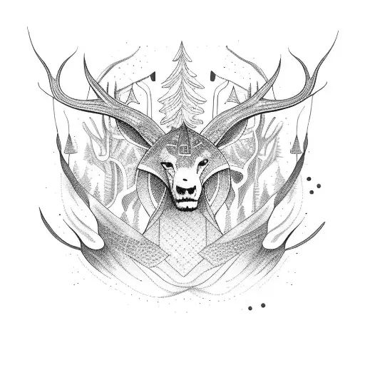 Mechanical Animals In A Mystical Forest