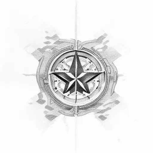 Camouflage Pattern With Texas