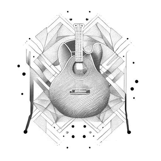 A Guitar Morphing Into Lines Of Code