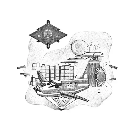 An Open Book With Pages Made Of Passport Stamps And An Airplane Flying Out Of It