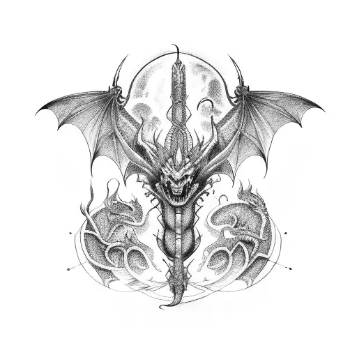 Dragon With Circuit Board