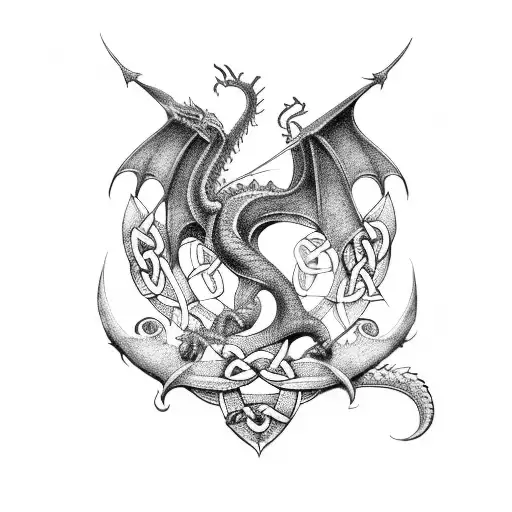 Celtic Dragon Circuit Board