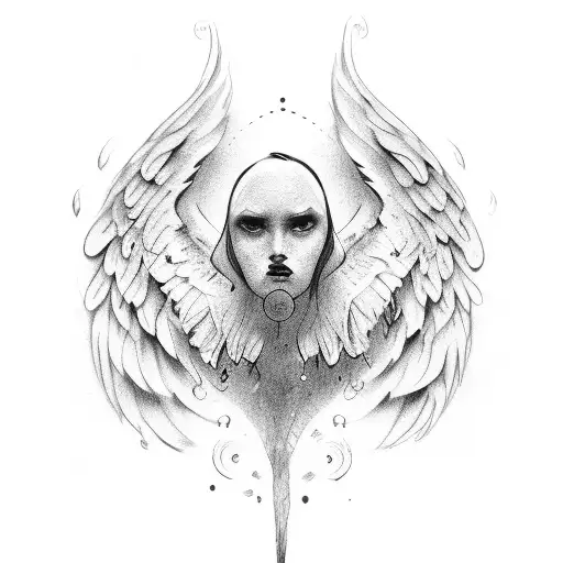 Angel Wording With Paw Print