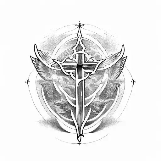 Christian Cross With Jesus