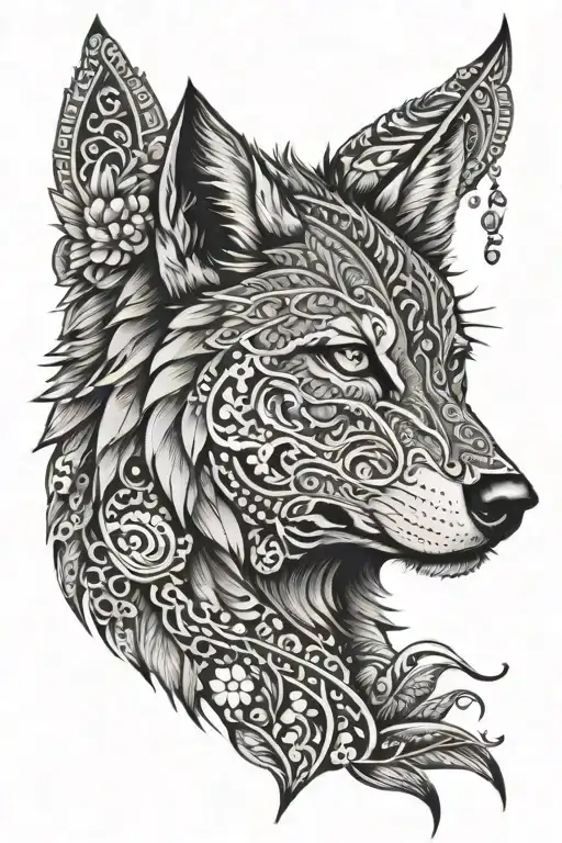 Indian And Wolf Thai Style